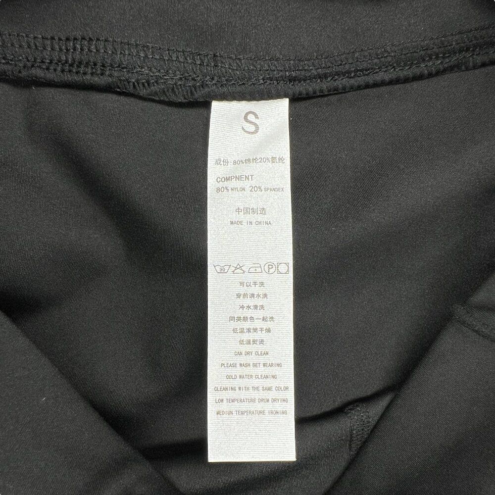 Women's Size Small Black Bike Shorts - Picture 8 of 10